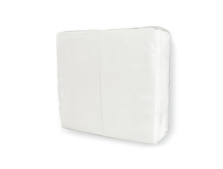 Servietten 33x33 cm 2-lagig 1/8-Falz Weiß 2000 Stück/Pack.