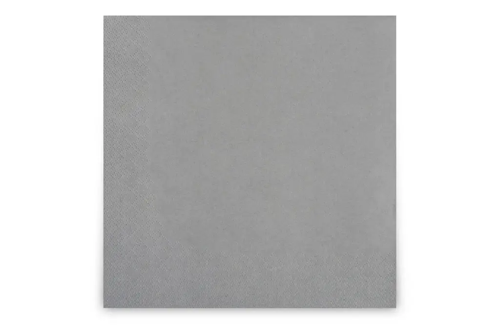  Servietten Grau 33x33 cm 3-lagig 1/4-Falz 1000 Stück/Karton
