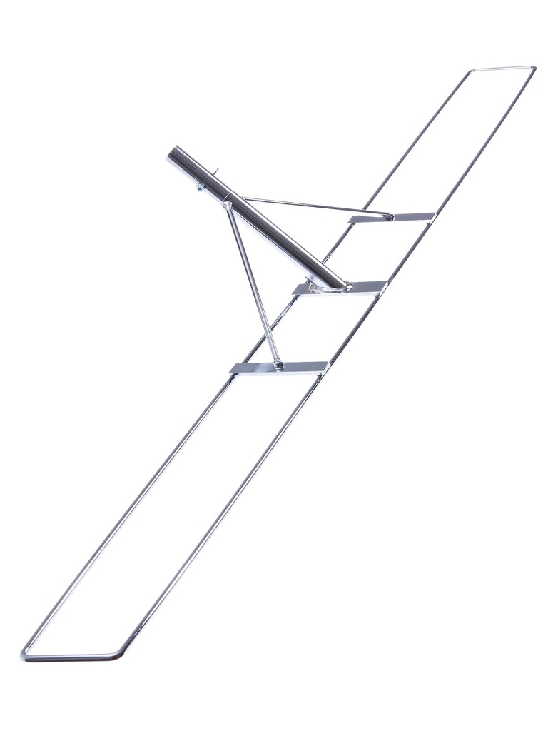 Mopp-Halter für Feuchtwischmopps 160 cm, starr / Chrom