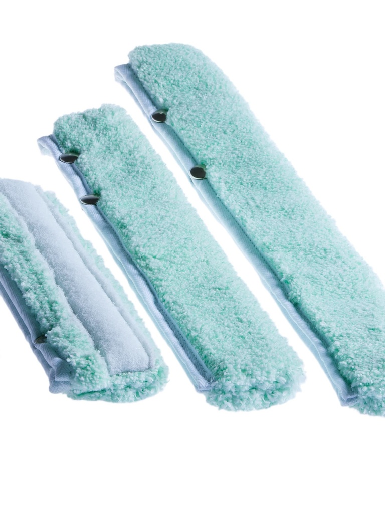 Mopp-Fenster-Scheuer-Bezug Microfaser, grün 45 cm