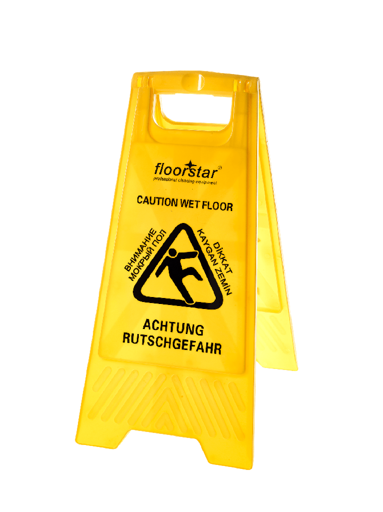 Warnschild 4-sprachig