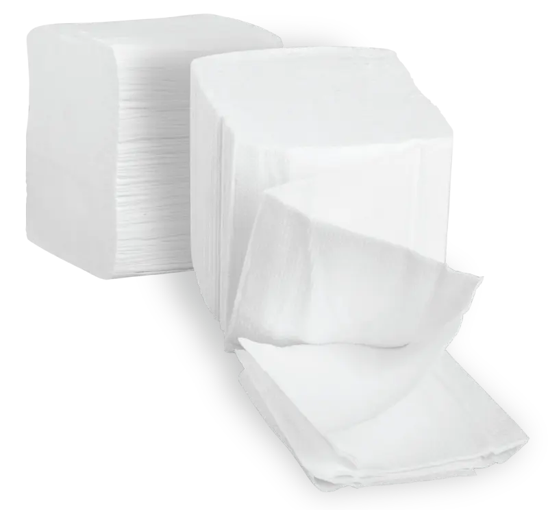 Toilettenpapier Einzelblatt 21 x 9,5 cm, 2-lagig weiß 6000 Stück