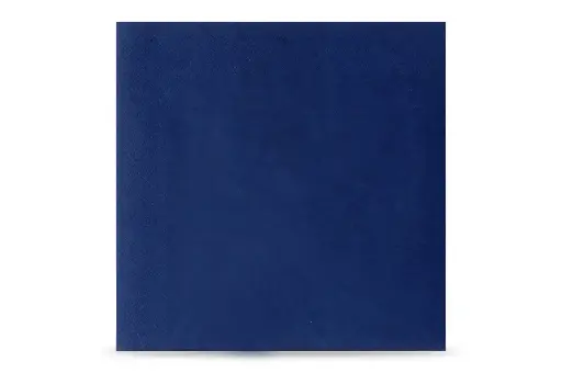 [AG124] Serviette Dunkelblau 3-lagig 40x40 cm 1/4-Falz 1000 Stück/Karton