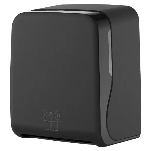[St88576] Handtuchrollenspender mit Sensor Schwarz/Matt