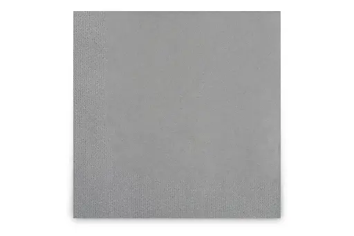 [Ag167]  Servietten Grau 33x33 cm 3-lagig 1/4-Falz 1000 Stück/Karton