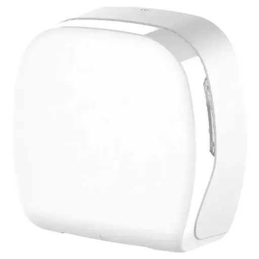 [st88550] Mini Jumbo Papier Spender, weiß matt, für Rollen bis Ø25 cm