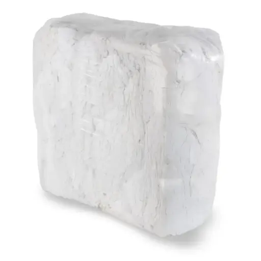 [AG933] Trikot-Putzlappen, weiß I, 10 kg Ballen