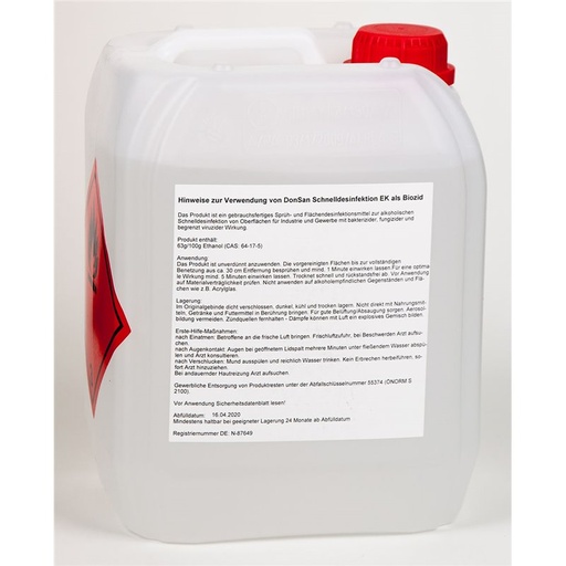 [RX1052] Desinfektionsmittel 5 Liter